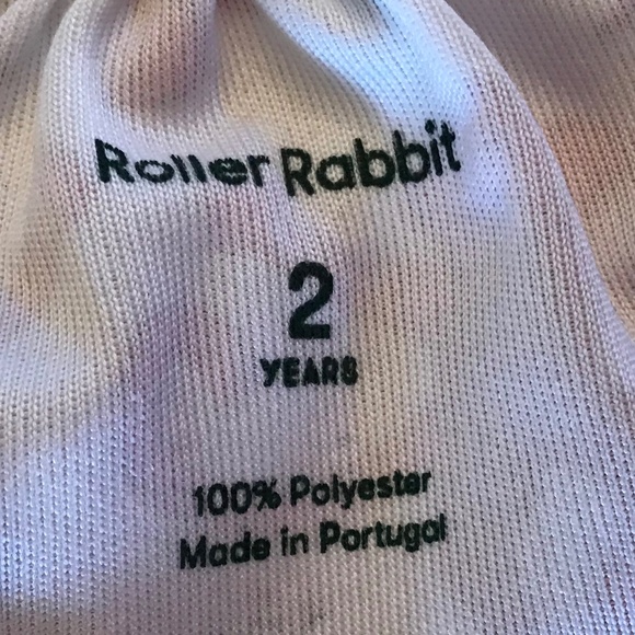 TRENDING 🔥 ROLLER RABBIT PINK MONKEY DRESS GOWN - Picture 6 of 10